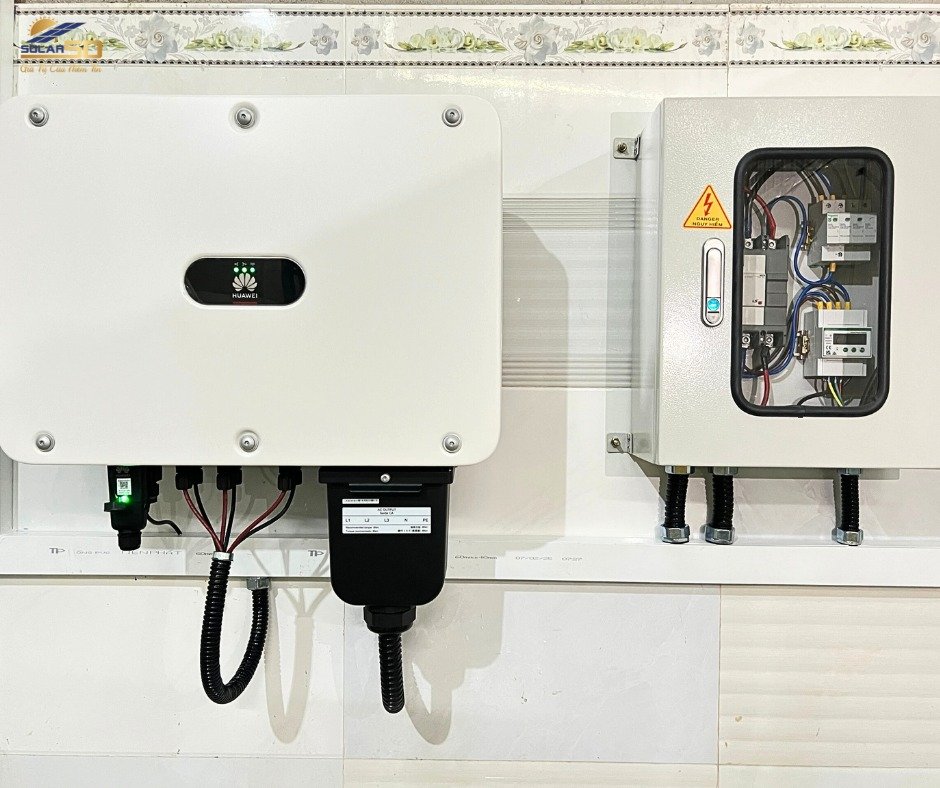 hệ thống điện mặt trời Huawei thực tế