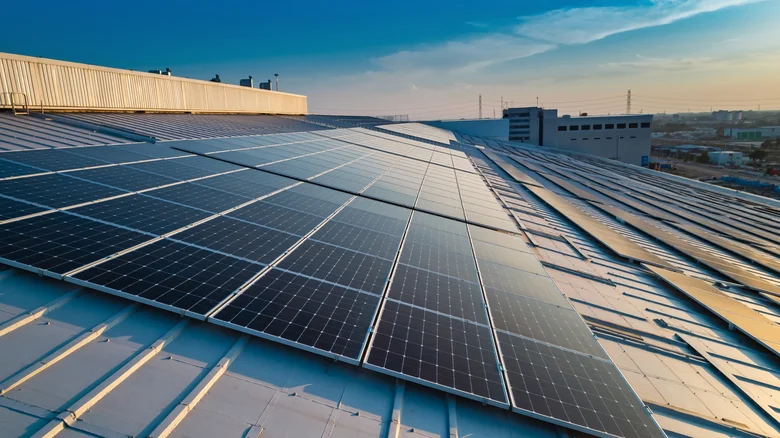 Hình minh họa tấm pin năng lượng mặt trời. Ảnh: Shutterstock