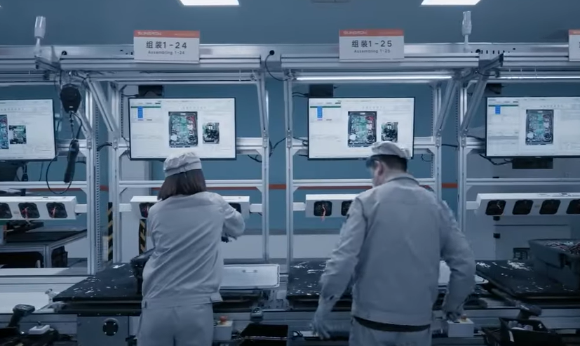 Dây chuyền sản xuất Sungrow