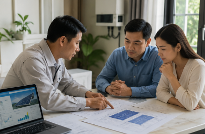 Điện mặt trời mái nhà có thể lắp ở đâu?