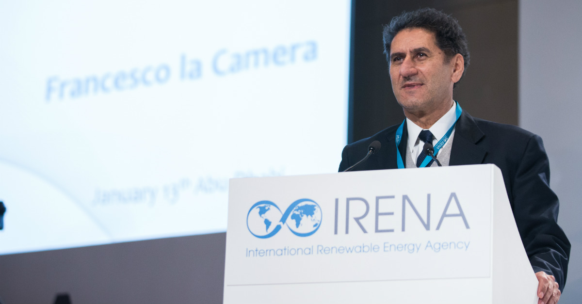 Tổng Giám đốc IRENA, ông Francesco La Camera